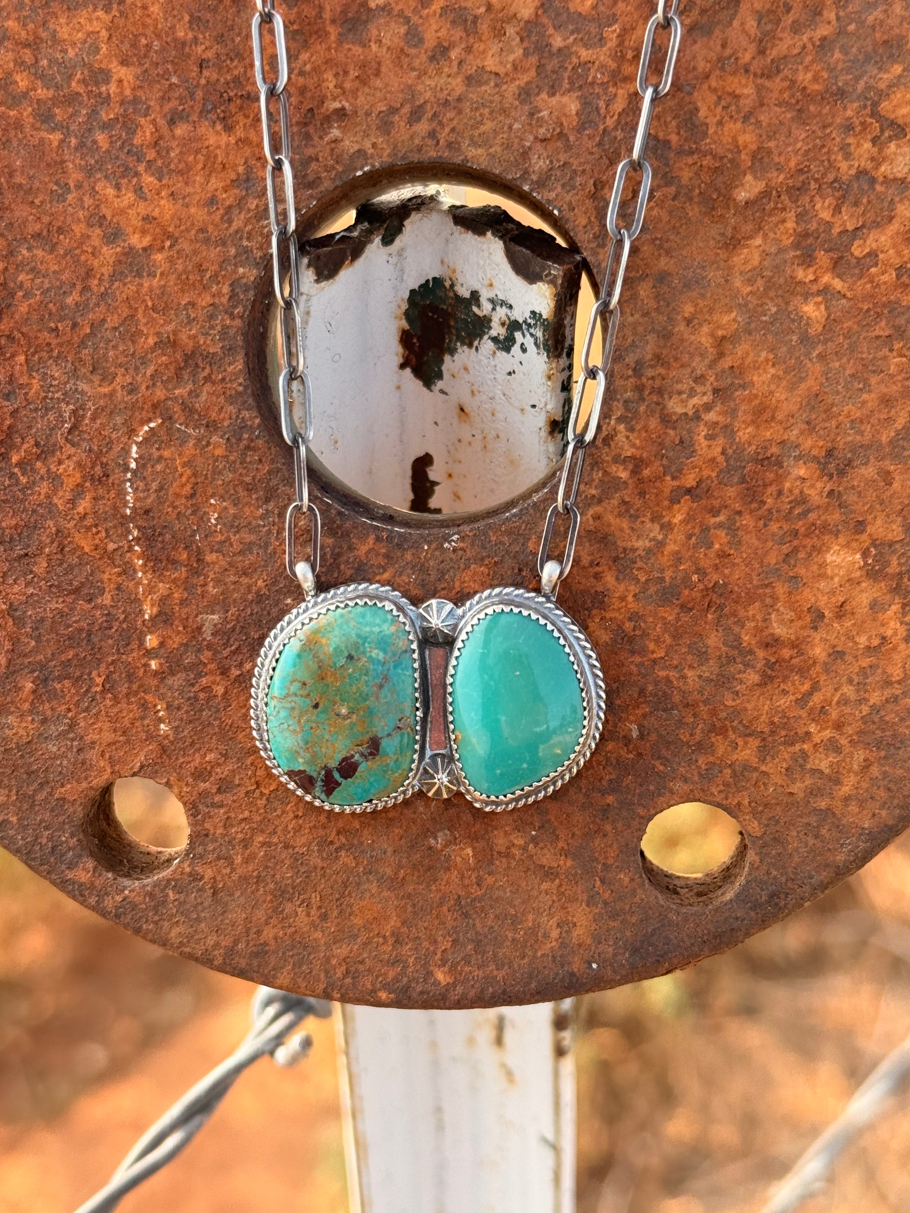 Royston 2 Stone Necklace