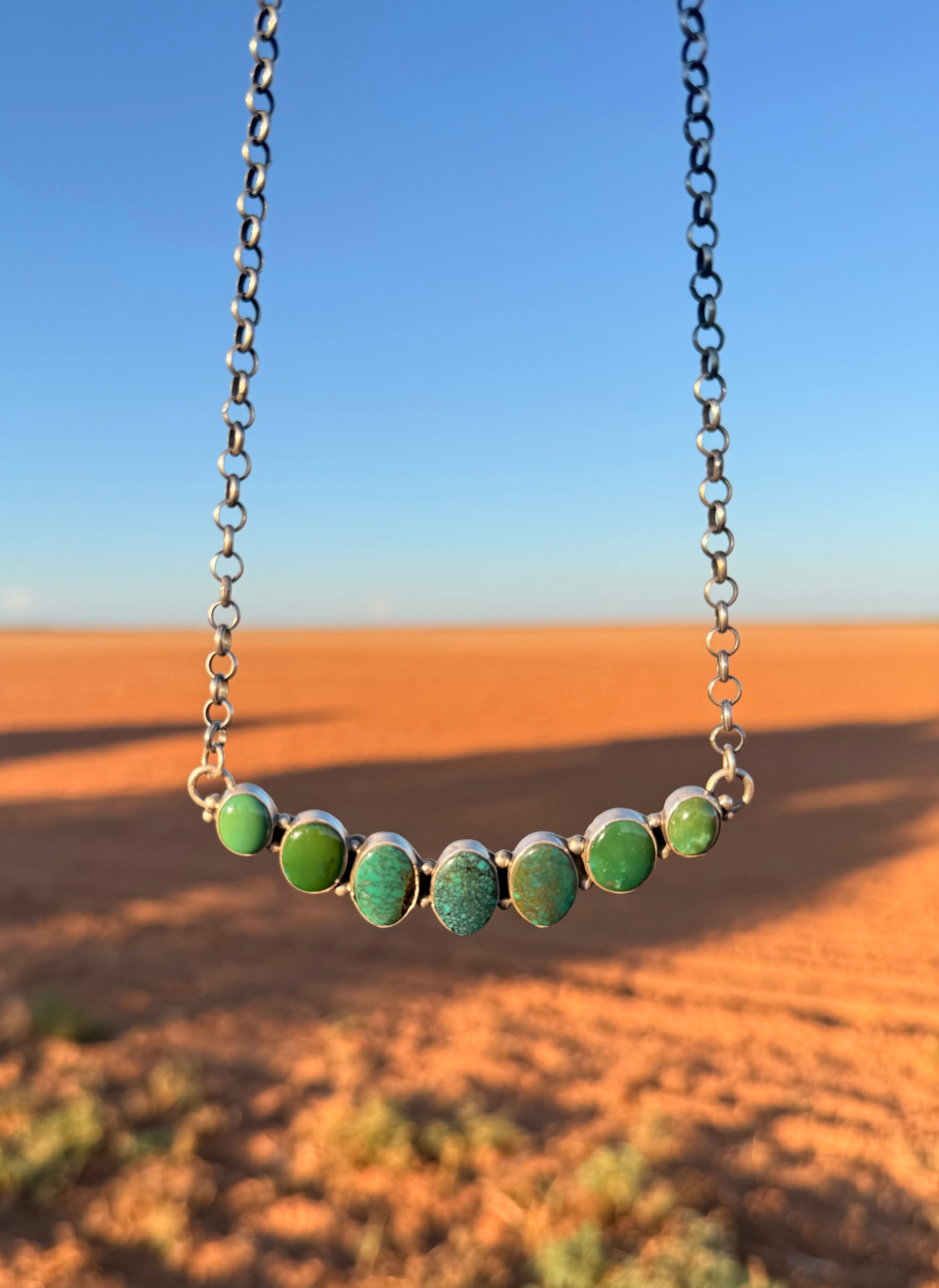 7 stone necklace