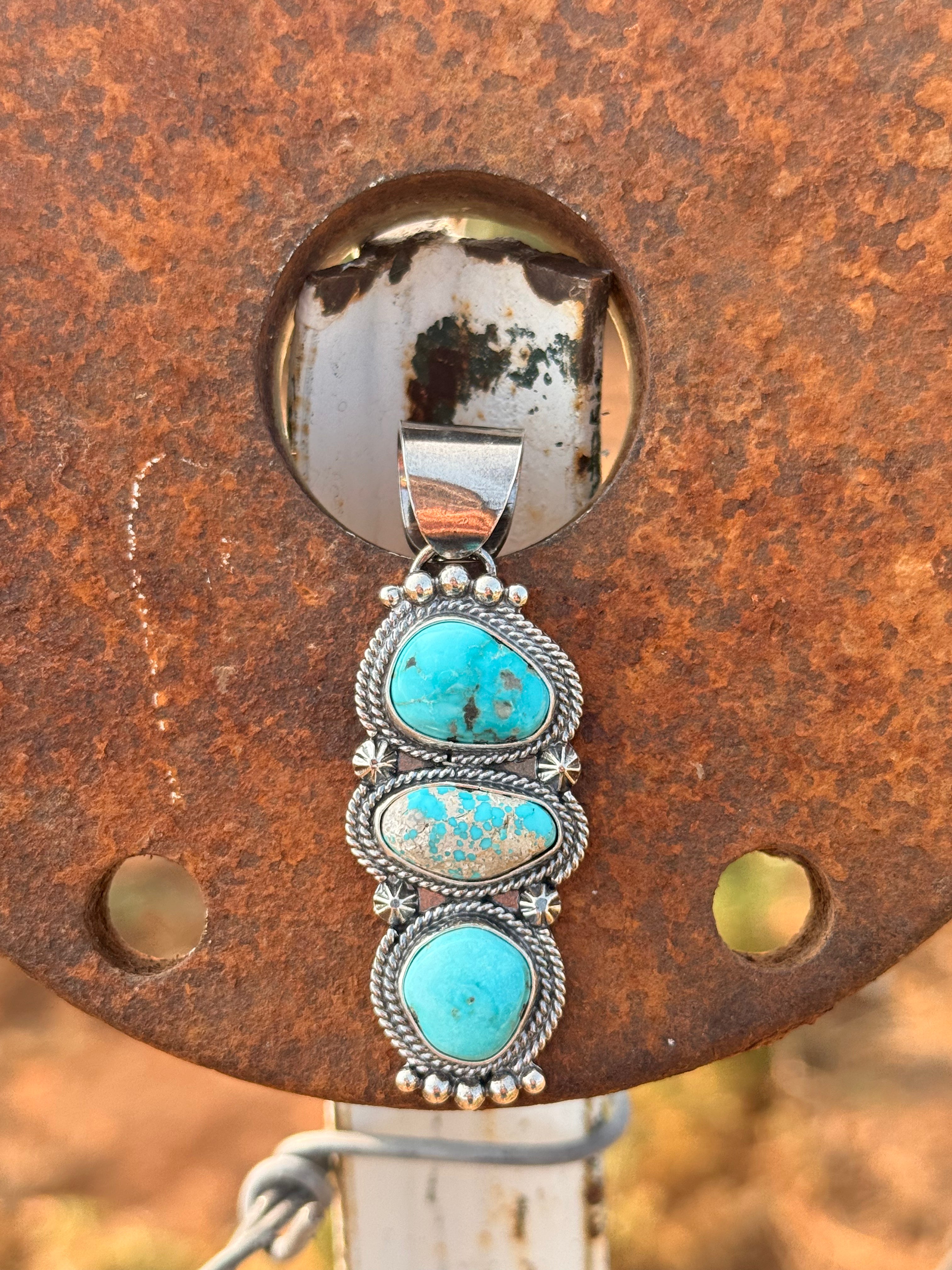 Carico Lake/ Fox Turquoise Pendant