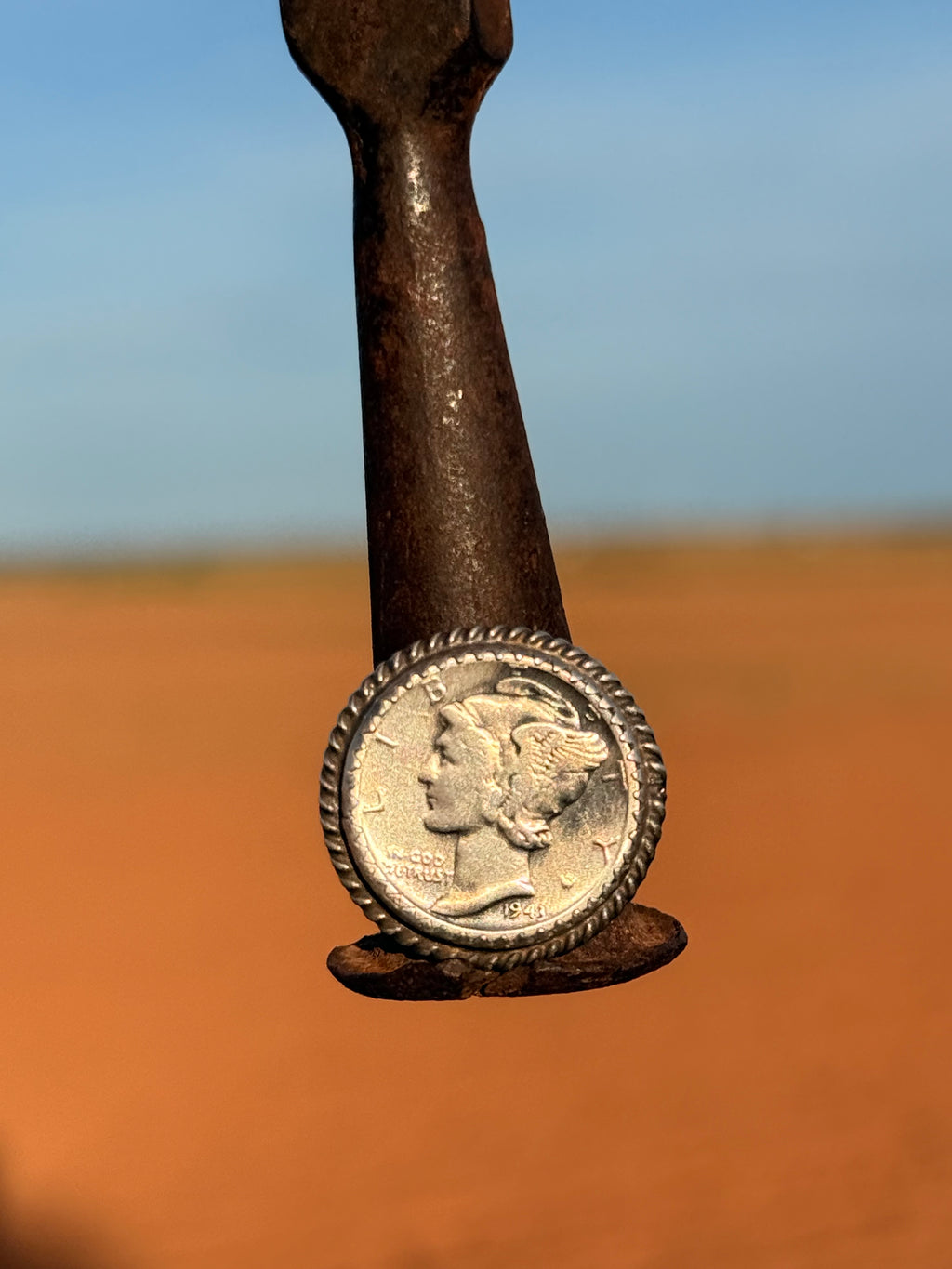 Mercury Dime Ring